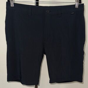 Travis Mathew Navy Flat Front Shorts
